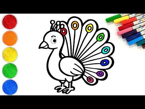 Drawing and Coloring a Vibrant Bird | Easy Step by Step Drawing Tutorial