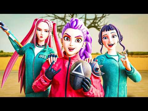 HUNTRIX dans SQUID GAME! Kpop Demon Hunters Animation