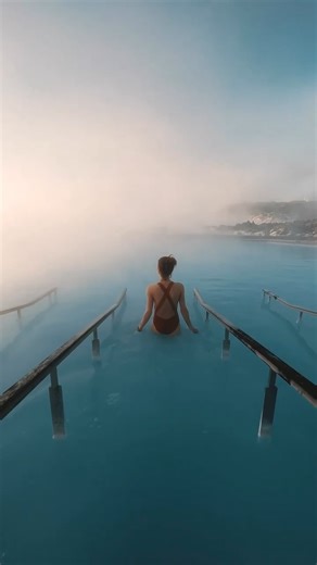 A visit to the Blue Lagoon is a must-do on your Iceland trip, as recommended by @michaelacarrot 💙 ✨ #BlueLagoonIceland #Iceland | Blue Lagoon Iceland