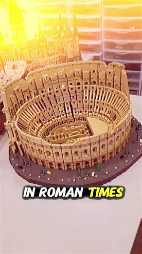 Rome wasn't built in a day, but it was conquered in a second by his Cat. 🐱🐈🏛️ #shorts #cats #lego