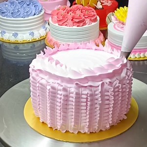 SIMPLE BIRTHDAY CAKE DESIGN | Santanu Birthday Cake Design
