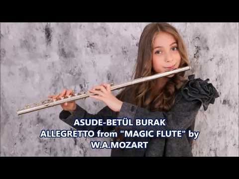 Allegretto from "Magic Flute" by Mozart performed by ASUDE-BETÜL BURAK