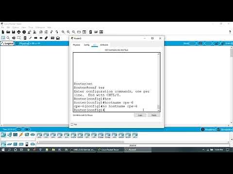 How to undo any command in routers & CISCO in networking (Packet Tracer)