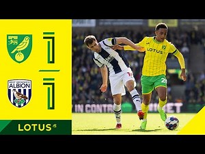HIGHLIGHTS | Norwich City 1-1 West Bromwich Albion