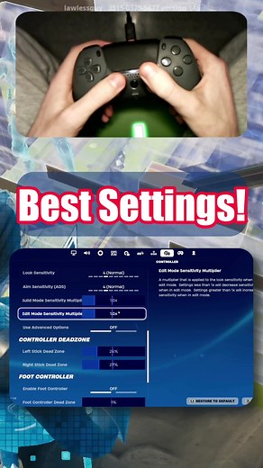 Best Keyboard Settings for Fortnite by Keychi