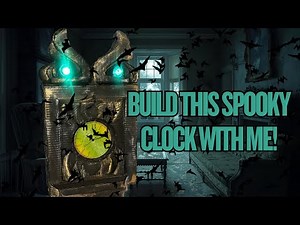 You Won’t Believe This Haunted Mansion Clock Is Just Cardboard! 🕰️👻 | DIY Halloween Decoration