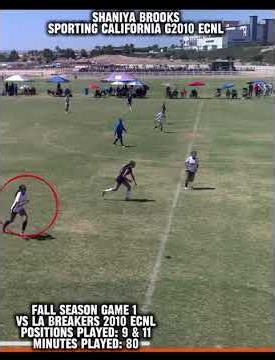 Shaniya kicks off the 25/26 ECNL season 🔥 Highlights from Game 1 vs LA Breakers!