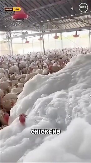 Foam Killing Chickens? Here’s What’s Really Happening #interestingfacts