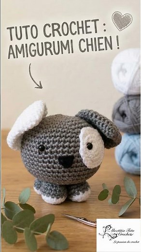 Quick Crochet Tutorial: An Adorably Cute Amigurumi Dog! 🐶🧶