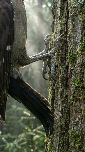 The lumberjack of the forest pileated woodpecker drilling power | Planet Fauna