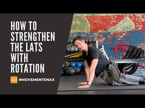 How to Strengthen the Lats with Rotation