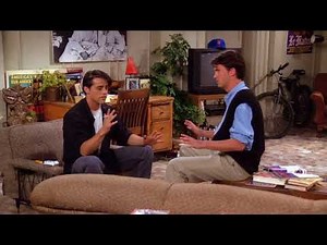 Friends _ Chandler starts smoking again _ season 1 episode 3