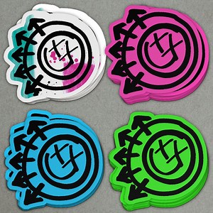 Blink 182 Laptop Stickers | One More Time, Crappy Punk Rock, Blink Decals, New Album Smiley, Self-titled, Untitled - Etsy