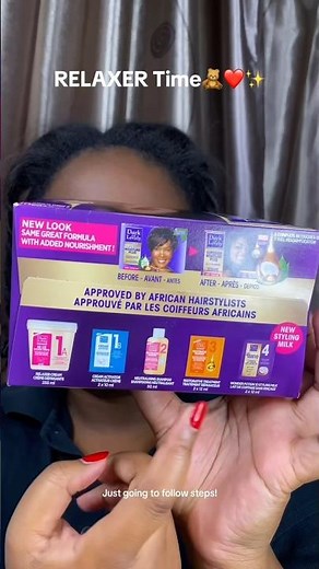 Relaxer Day💜 | Dark and Lovely