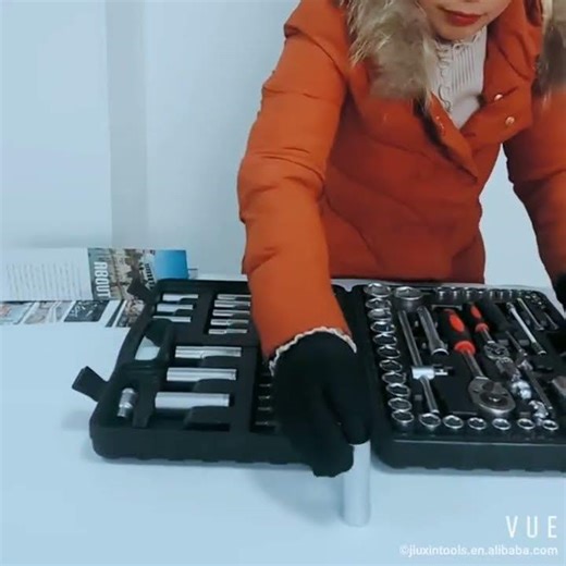 94PCS Socket Tool Set | Complete Ratchet & Bit Socket Kit for Repair