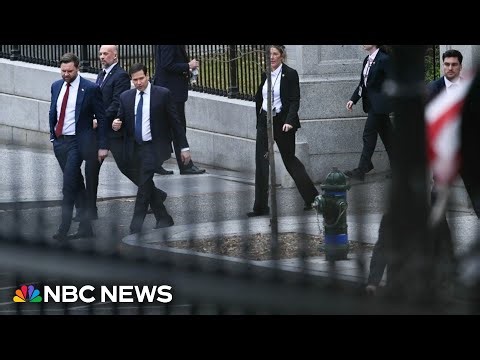 Greenland and Denmark officials meet with Vance and Rubio