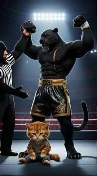 AI Cat Boxer Trains Like a Real Boxer 🐱🥊🔥 | The Cutest Fighter You’ve Ever Seen!