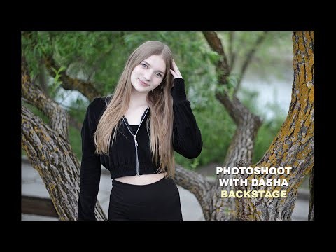 Improvised Photo Shoot with Dasha - Backstage