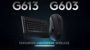 Are you looking for advanced performance and efficiency without the wires? G603 and G613 can take your setup to ⚡LIGHTSPEED. http://logt.ly/6183Dirjt | Logitech G