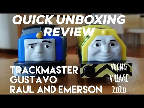 Quick unboxing review on Trackmaster Greatest Moments Packs Raul and Emerson, and Gustavo!!
