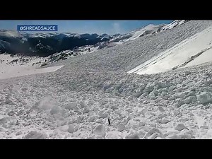 Snowboarder caught in avalanche near Loveland Pass says he was carried 1,000 feet, deployed airbag