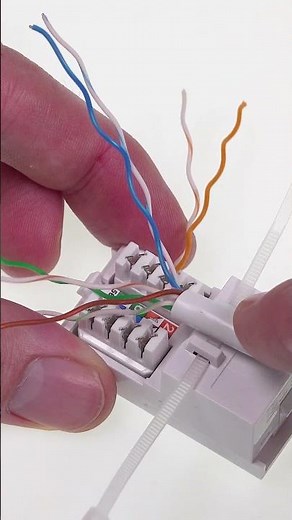 How to Wire Up #Ethernet Wall Jacks (Cat5e / #Cat6 / Cat7 keystone jack wiring tutorial) #rj45 #diy