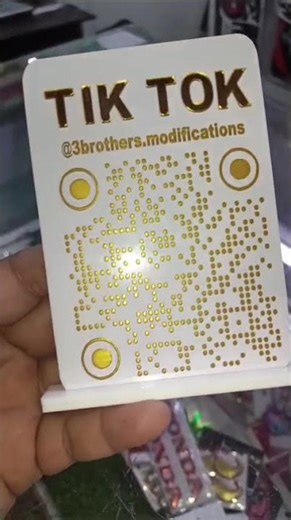 laser tiktok QR code