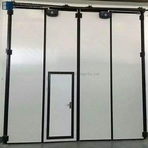 [Hot Item] High Quality Automatic Horizontal Sliding Rapid Industrial Folding Door