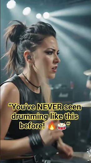 “Insane Female Drummer Live 🔥 Fast Beats & Crazy Energy | 4K Cinematic”.4