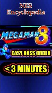 Mega Man 8 Easy Boss Order. Wily tower included!#nesencyclopedia #retrogaming #megaman