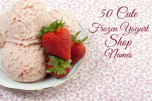 50 Cute Frozen Yogurt Shop Names
