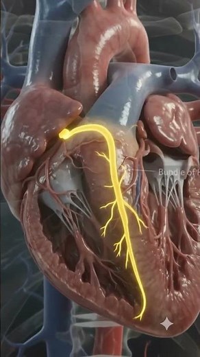 ❤️ Cardiac Conduction System Explained | SA Node to Purkinje Fibers in 30 Seconds
