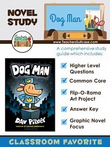 Dog Man {Novel Study, Flip-O-Rama Art Project, & Common Core}