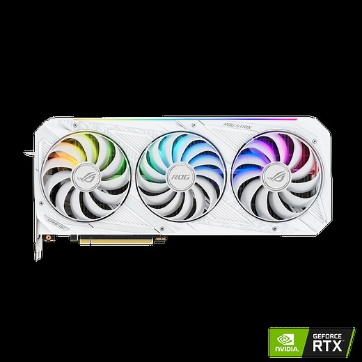 ROG Strix GeForce RTX 3080 V2 White OC Edition 10GB GDDR6X | Graphics Card