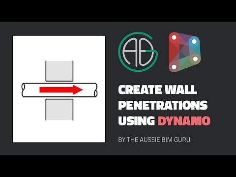 Create Wall Penetrations using Dynamo!