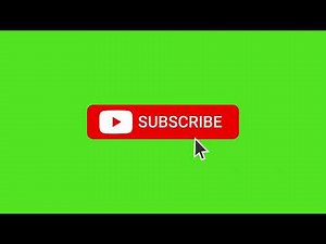 Free Subscribe Button Animation (4K Green Screen)