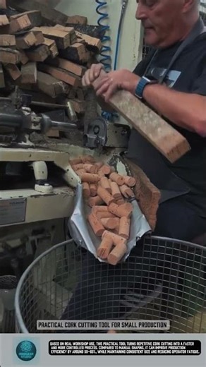 Practical Cork Cutting tool for small production #tools