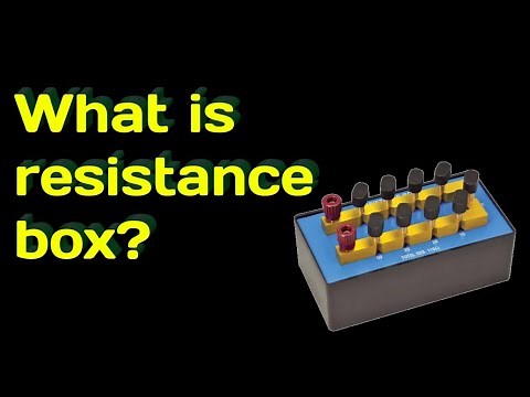 Resistance box |Working of resistance box|