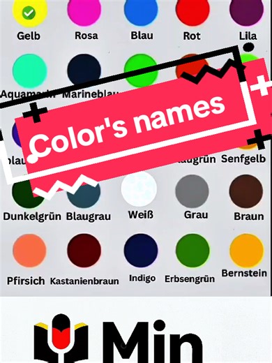 Color's Names: German for Beginners | Everyday Phrases | Easy Conversations | Daily German Conversations | Deutsch für Anfänger | Deutsch sprechen. 📌 Don’t forget: - LIKE 👍 to support the channel - SUBSCRIBE 🔔 🇩🇪my YouTube & TikTok channel for more new German lessons #LearnGerman #GermanForBeginners #GermanVocabulary #DeutschLernen #DailyGerman