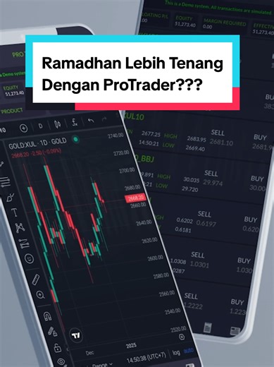 Ramadan mengajarkan disiplin dan kesabaran, sementara market tetap bergerak setiap hari—karena itu strategi tetap perlu disiapkan agar keputusan lebih terarah dan risiko lebih terkendali. Pantau pergerakan, kelola transaksi dengan lebih tenang dalam satu akses terintegrasi bersama ProTrader — The Only Indonesian Trading Platform 🇮🇩 #ProTrader #EquinovaWorld #TradingIndonesia #TraderIndonesia #aplikasitrading
