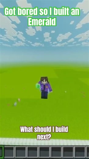 This one took FOREVER #minecraft #relaxing #gaming #emerald #shorts