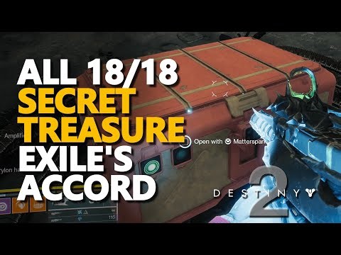 All Secret Treasure Exile's Accord Chest Destiny 2