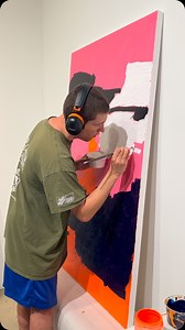 Michael Angelo Mangino in the studio. His show opens tonight at Shrine! 6-8, 368 Broadway, nyc | Studio Route 29