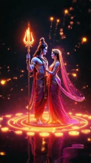 Shree Uma Maheshwara Stotram 🙏 Powerful Shiva Parvati Stotram 🌸 | Bhakti Shorts