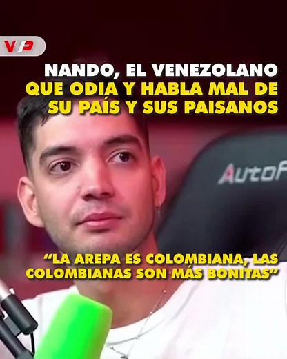 Nando Wee, un creador de contenido venezolano, que cuenta con más de 2.7 millones de seguidores en Instagram y con casi 10 millones de seguidores en Tiktok. Se hizo tendencia por comentar que le avergonzaba el acento venezolano, que preferiría que le quitaran el pasaporte, que las colombiana son más bellas que las venezolanas, que la arepa es colombiana y que Venezuela le copió la bandera a Colombia. ¿Qué tal? #venezolanosenperu #chamosenlima #chamosenperu #Venezuela #Venezolanos #peruvian #peru