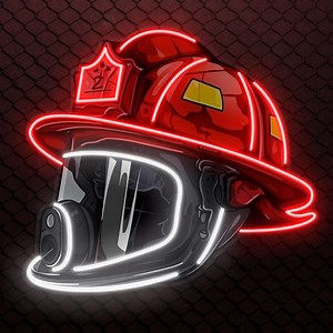 Firefighter Helmet Neon Sign, Fireman Helmet LED Light, Fire Department Wall Art, Custom Firefighter Gift, Man Cave Neon Decor - Etsy
