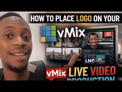 How to add logo to Vmix studio production.