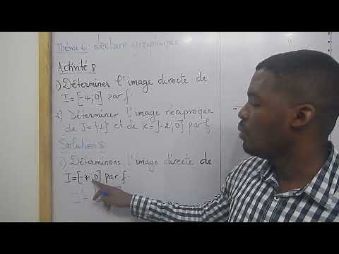 Lecture Graphique Image Directe; Image Réciproque