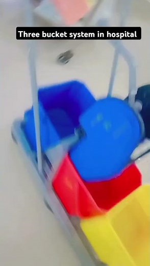 #Three bucket system in hospital #Infection control #cleaning in hospital#nursingstudent