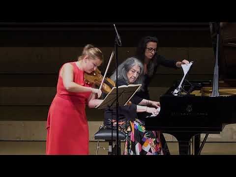 Martha Argerich & Maria Solozobova – Beethoven "Kreutzer" Sonata Violin & Piano nr.9